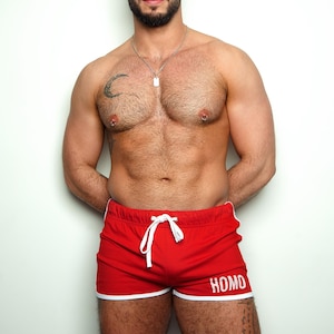 HOMO, Red and white - Retro shorts
