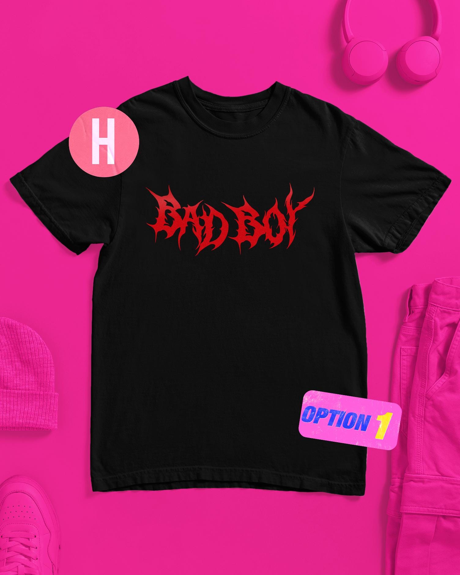 Bad boy t shirt - Etsy 日本