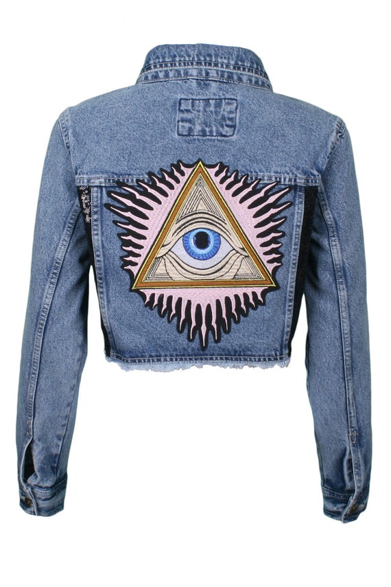 cropped denim jacket uk