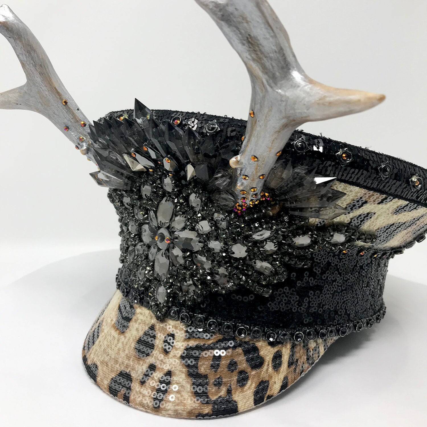 Warrior Captain Hat Festival hat Stag Military hat Etsy