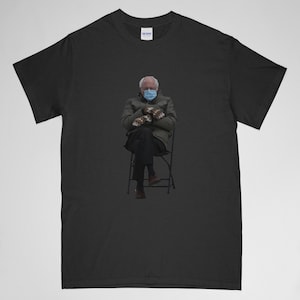 Bernie Meme T-shirt Funny Viral Bernie Sanders Meme Tshirt - Etsy
