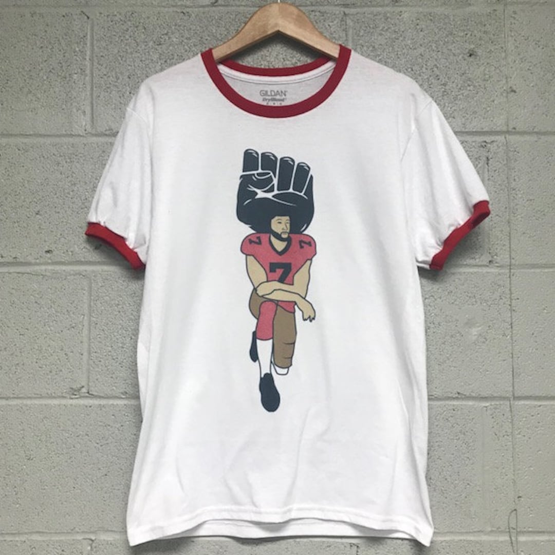 Colin Kaepernick Shirt Men's Ringer Tee Shirt - Etsy