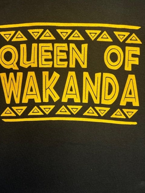 Discover Queen of Wakanda  Men Women Youth Black T shirt