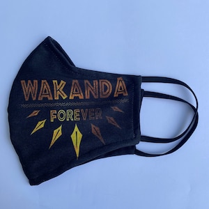Wakanda Forever Black Mask