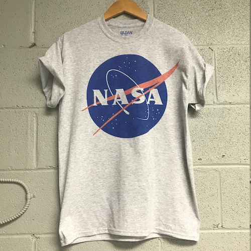 Buy Men's White NASA Meatball Logo Graphic Printed T-shirt Online in