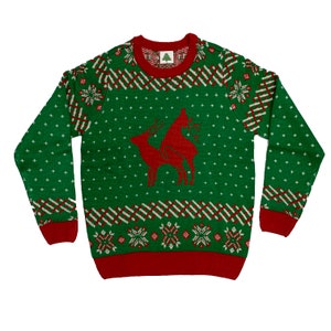 Christmas sweater with deer mating deals