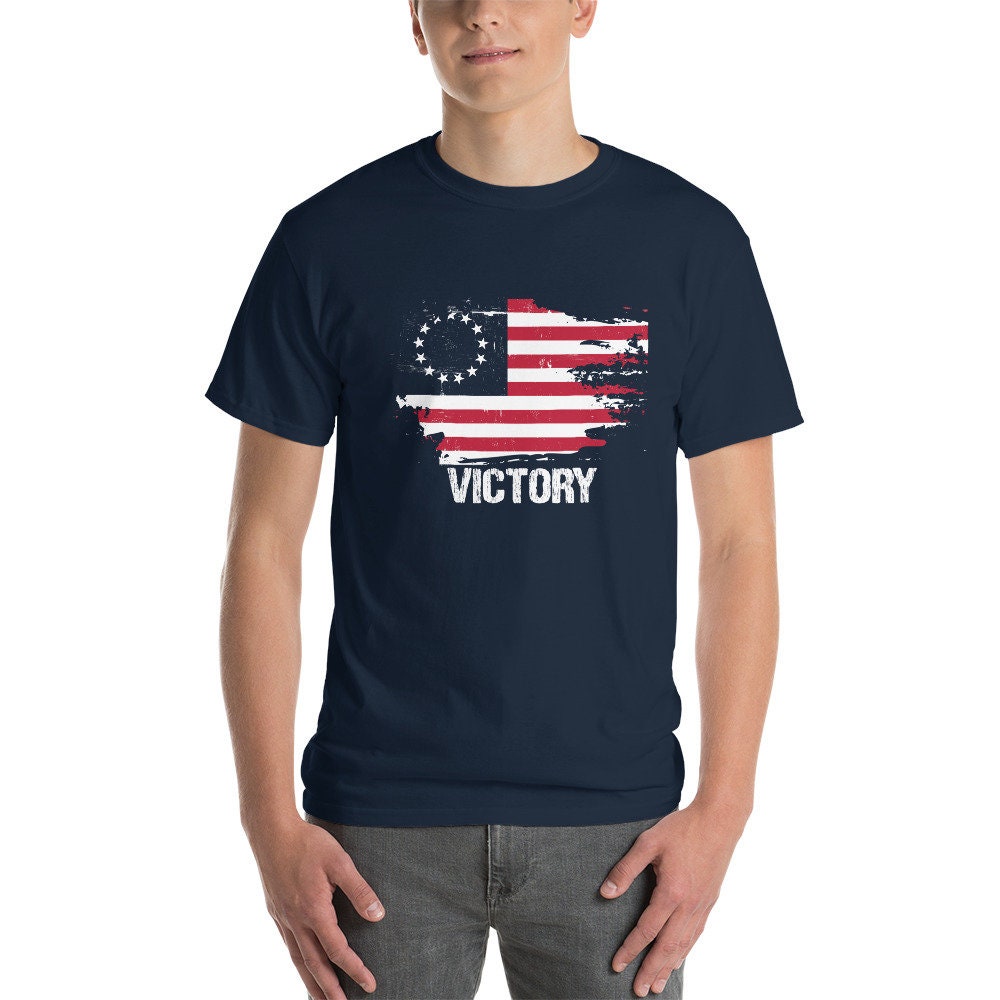 Nine Line Victory Betsy Ross Flag Revolutionary War T-Shirt Nine Line Victory Betsy Ross Flag Revolutionary War T-Shirt