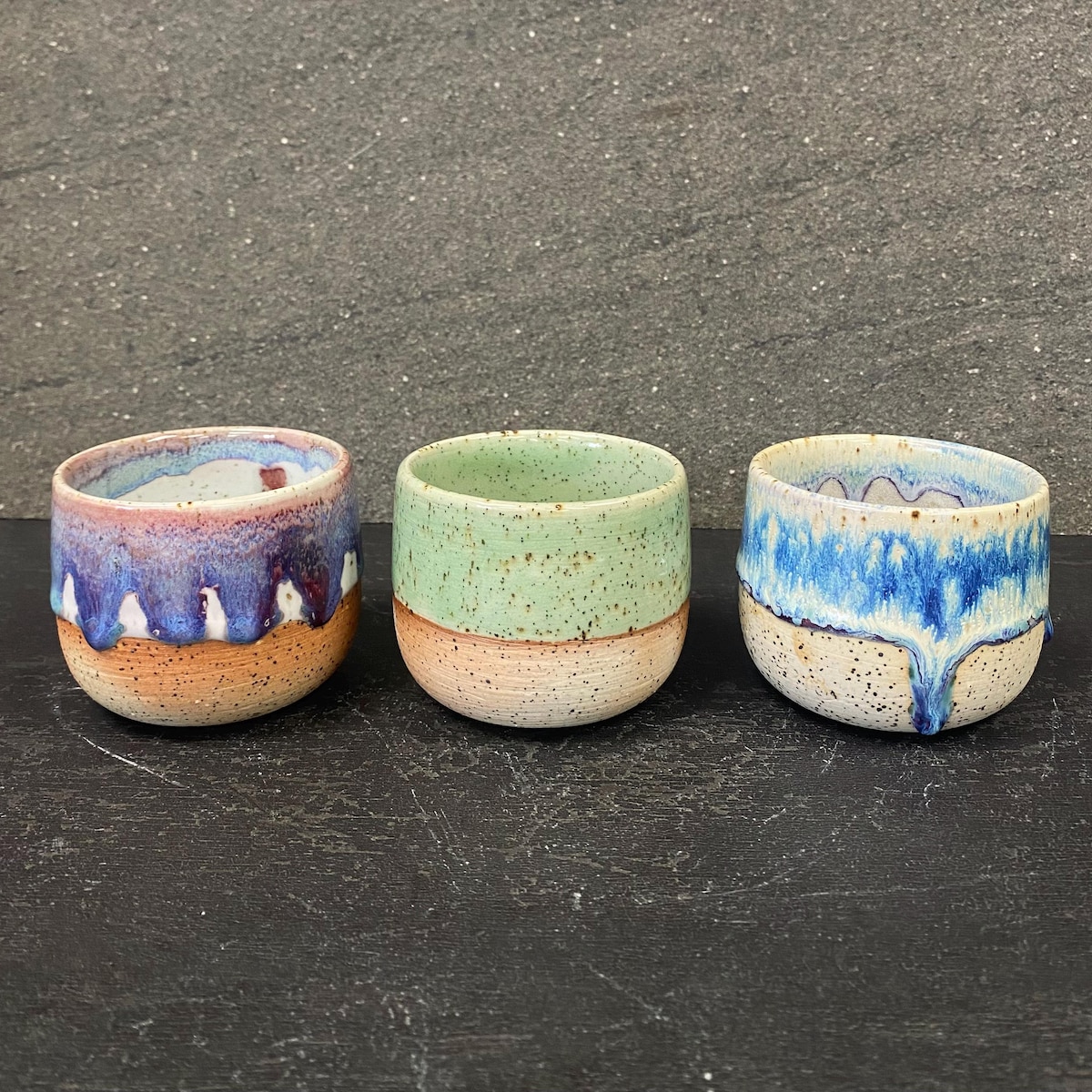 Handmade Ceramic Japanese Style Espresso Cup, Minimalistic Small Cup Glazed