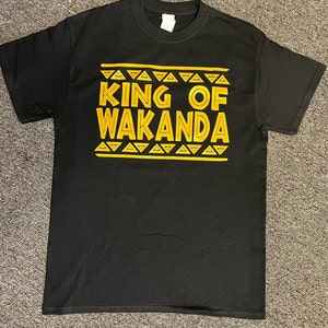 KING of Wakanda Forever Men Women Youth Black T shirt