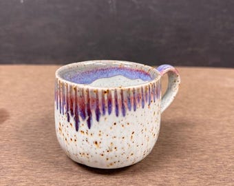 Handmade Ceramic Japanese Style Espresso Cup, Minimalistic Small Cup Glazed