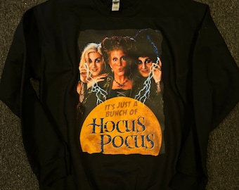 Vintage Hocus Pocus Sweatshirt: Unisex Halloween Shirt