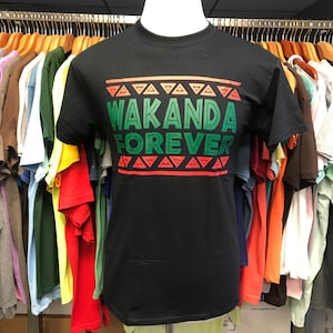Wakanda Forever Men Women Youth Black T shirt