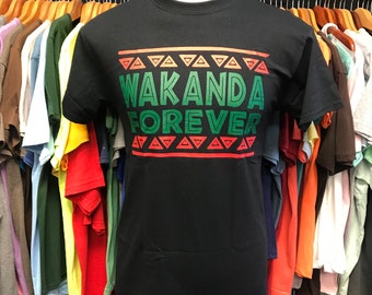 Wakanda Forever Men Women Youth Black T shirt