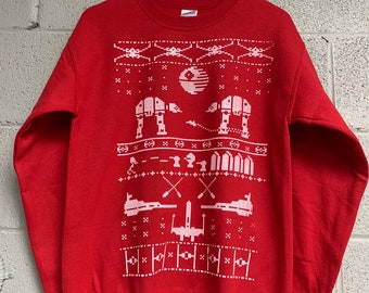 Sudadera de Navidad de Star Wars Roja