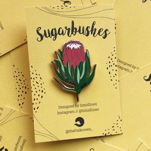 Sugarbushes / Protea Enamel Pin // Plant Pin // Botanical Pin