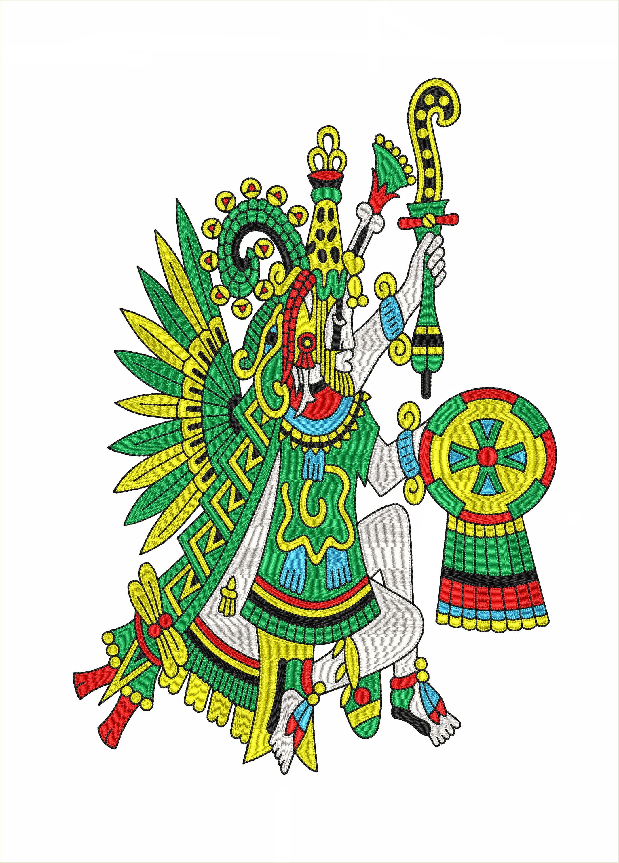 Quetzalcoatl Plumed Serpent God of The Morning Star Etsy