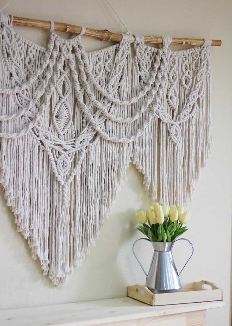 Extra Large Macrame Woven Wall Hanging Wall Art Etsy