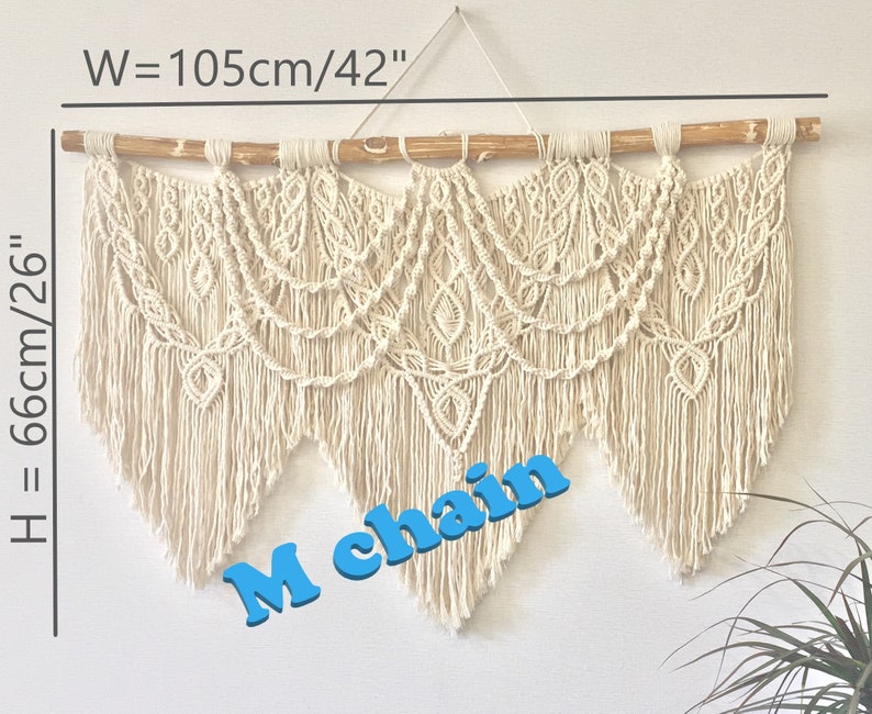 Extra Large Macrame Wall Hanging on Wood Branches 55 Inches Etsy