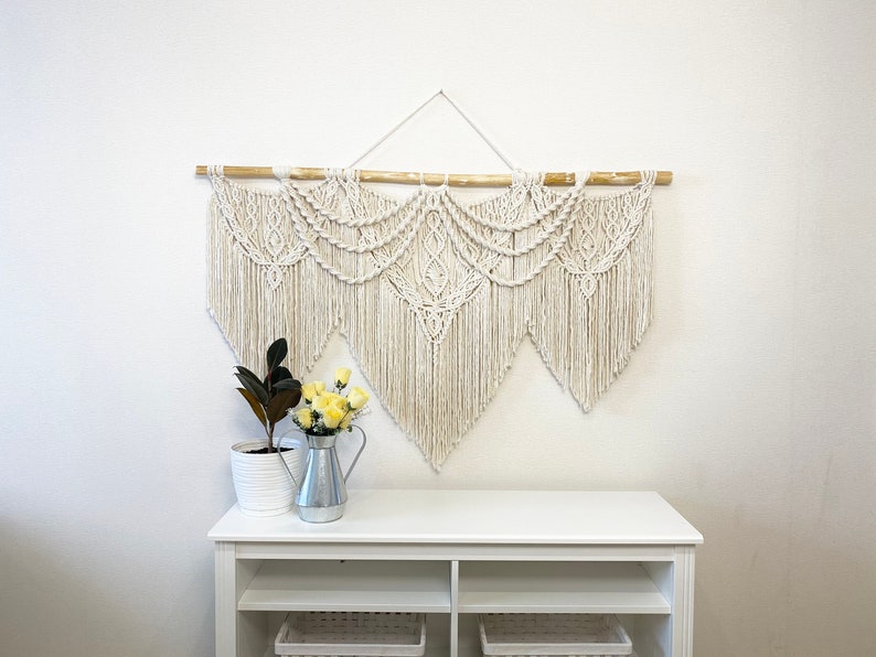 Extra Large Macrame Wall Hanging Boho Headboard Macrame Etsy