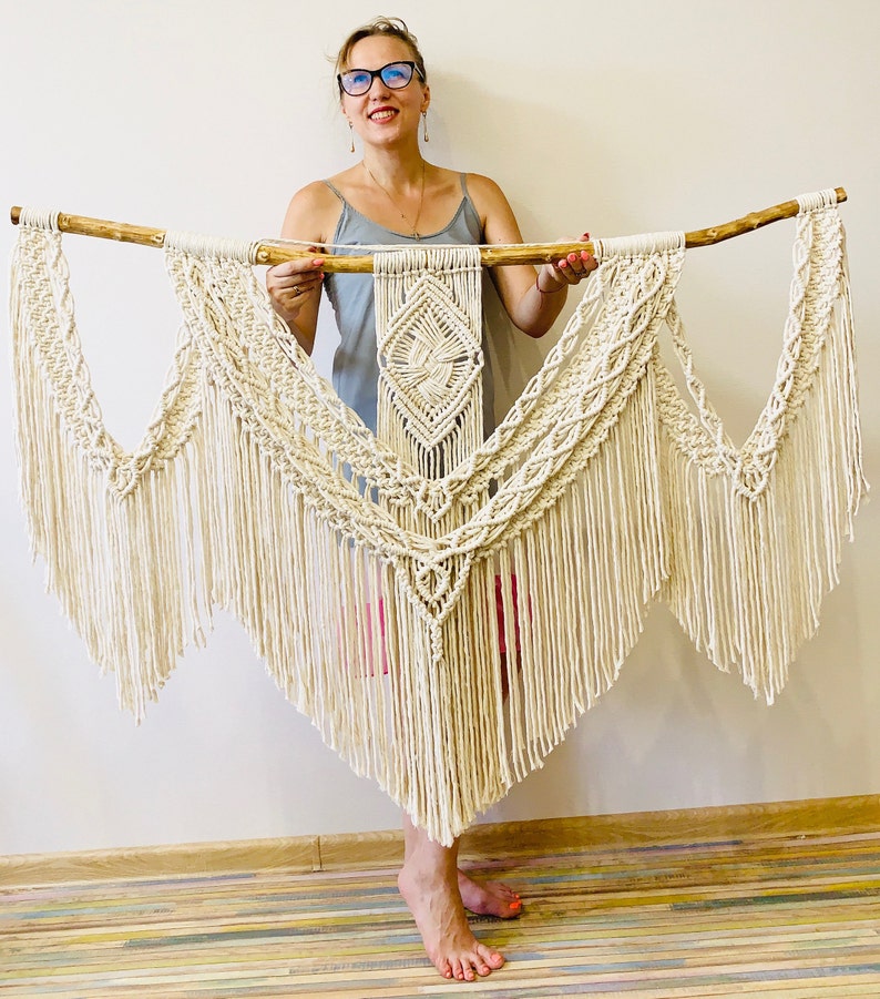 XL Macrame Wall Hanging Large woven wall hanging Macrame Etsy