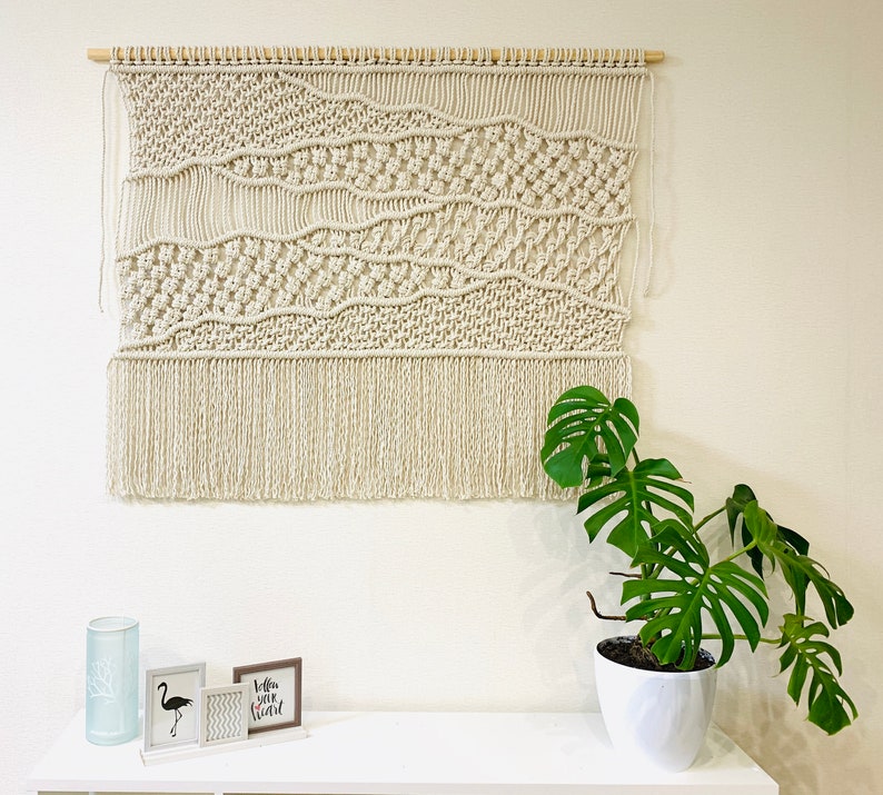 Extra large macrame wall hanging modern woven decor hanging Etsy