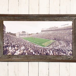 Folsom Field University of Colorado Campus - Boulder, Colorado Buffaloes Football Stadium - Original Artwork - Reclaimed Barnwood