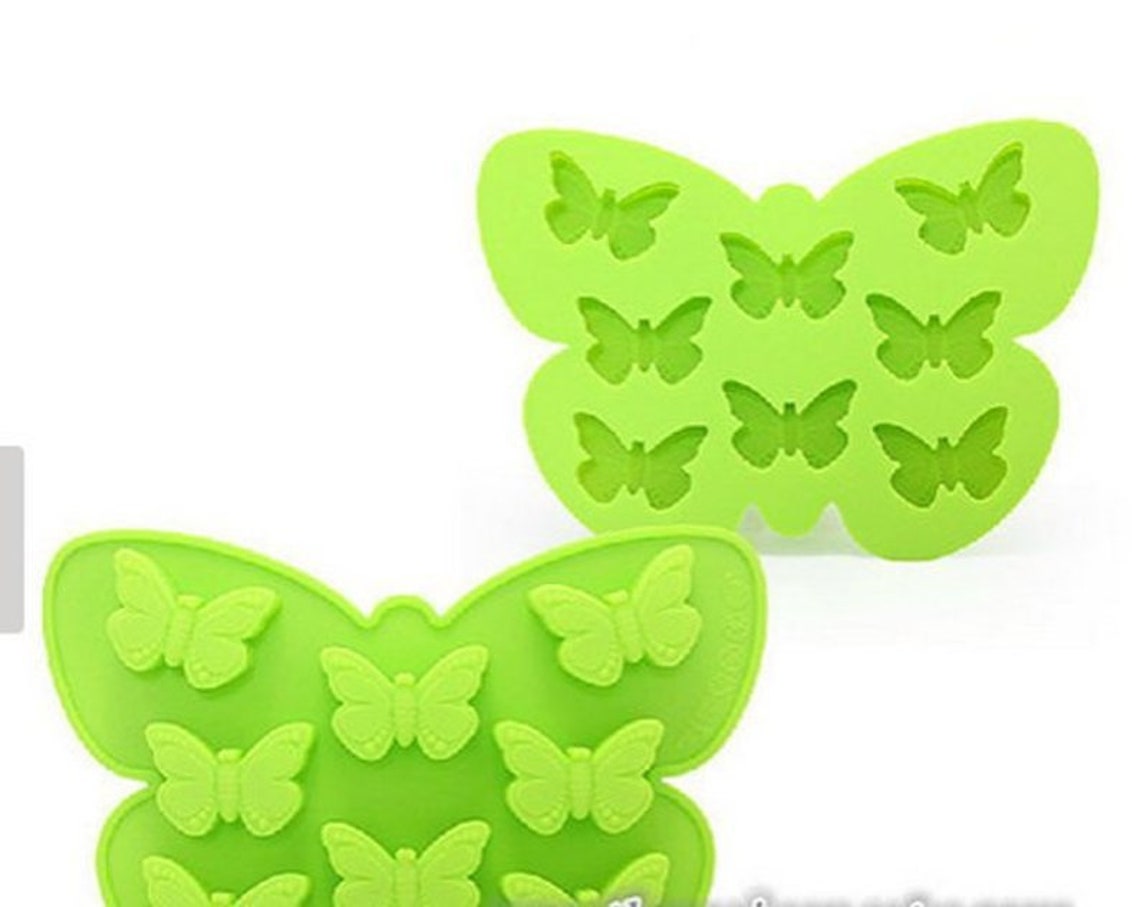 8cavity Butterfly Cake Mold Flexible Silicone Soap Mold For Etsy