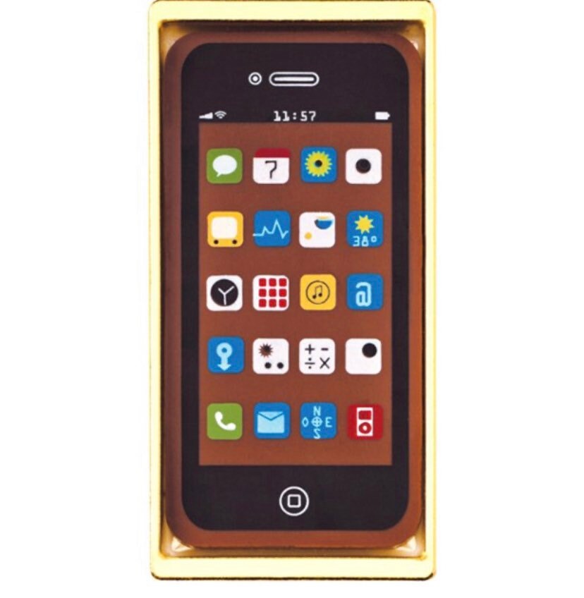 Chocolate Edible Mobile Phone handmade belgian chocolate Etsy