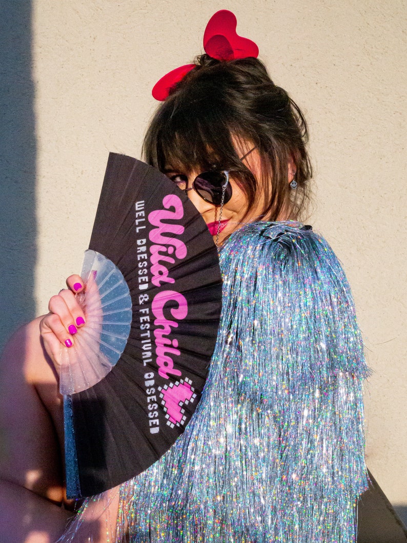 Holographic Tinsel Fringe Crop Jacket Etsy