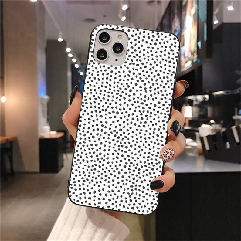 iPhone 12 iPhone xs iPhone 11 iPhone xr iPhone 11 Pro iPhone SE2 iphone 8 7 6 cow case Coffee Dots iPhone Case iPhone 12 Pro Max