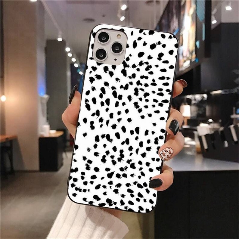 iPhone 12 iPhone xs iPhone 11 iPhone xr iPhone 11 Pro iPhone SE2 iphone 8 7 6 cow case Coffee Dots iPhone Case iPhone 12 Pro Max