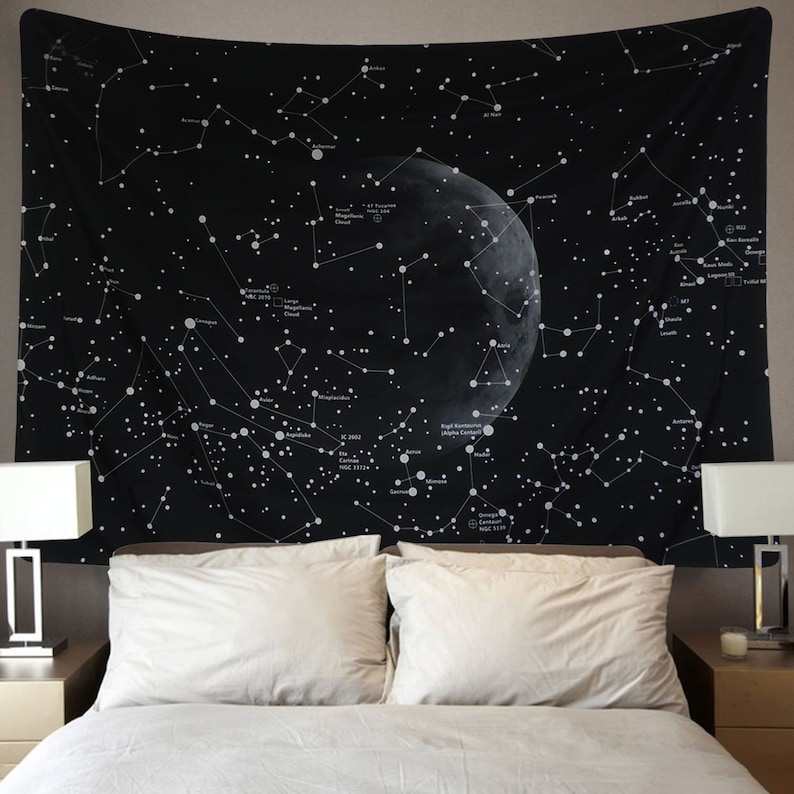 Colorful Music Tapestry Art Wall Hanging Sofa Table Bed Cover Home Decor