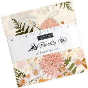 Frivolity, Sweetfire Road, Charm pack, 42 squares, Moda Fabrics, Precut Fabric, Quilting, Sewing, Quilting gift, 5" charm pack