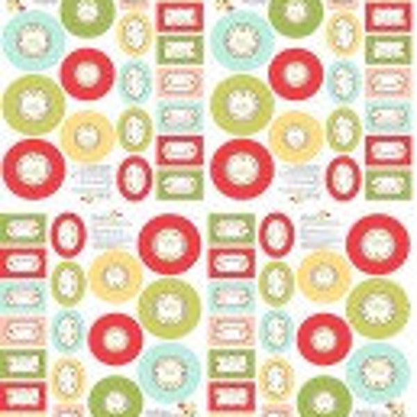 Jelly & Jam, label panel, Joanna Figueroa, Moda, Fig Tree, Panel, Quilting, Sewing, Quilters gift, Mothers gift