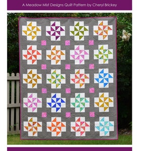 Windmill, Quilt Pattern, Paper Pattern,pre-cut Friendly, Layer Cake ...