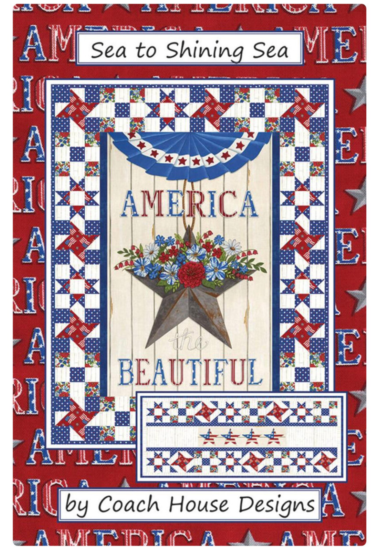 America the Beautiful Quilt Kit by Deb Strain for Moda Fabrics Etsy