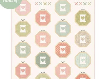 Happy Hearts, Quilt Pattern, My Sew Quilty Life, Sunbonnet Fabric ...