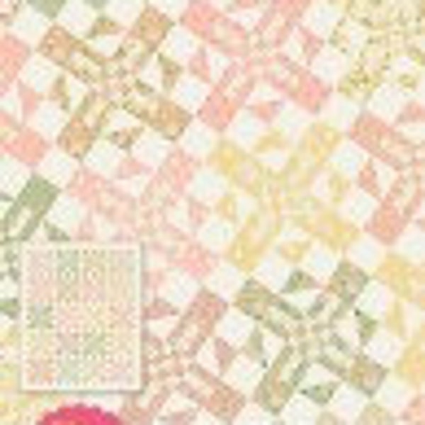 Alpine Blooms, Krystal Stahl, Crib, Lap, Twin, Queen, Paper Pattern, Quilting, Sewing, Quilter's Gift, It's Sew Emma