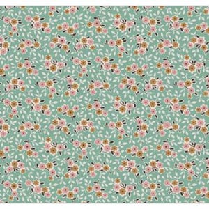 Gentler Times, Cherish Seaglass, 1 yd, Lori Holt, Bee in my Bonnet, Riley Blake Designs, Cotton Fabric, Quilting, Sewing, Vintage Style