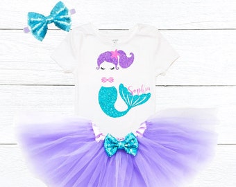 Custom mermaid top girls mermaid outfit baby girl clothes baby girl outfit mermaid Shirt mermaid tutu set custom girl clothes baby gift gift