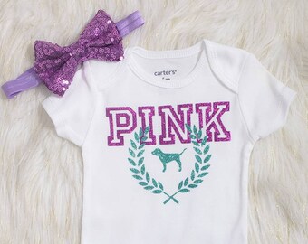 Pink baby clothes | Etsy