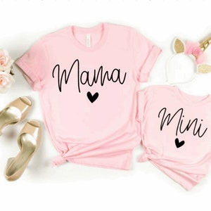 Matching Mama and Mamas Girl Shirts Mommy and Me New Mom Shirt Mommy Daughter Shirts Mother Daughter Shirts Matching Mom Daughter Tees