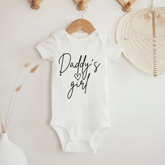 Daddy's Girl Baby Girl Onesie Baby Girl Clothes Baby Etsy