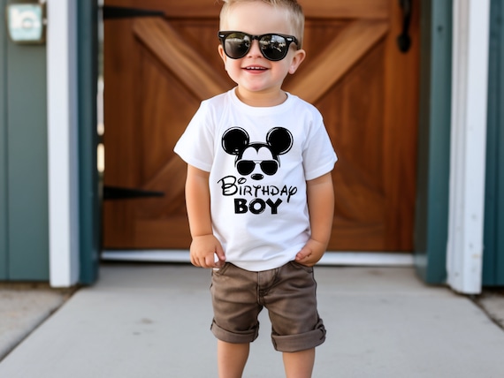 Disney Birthday Boy Shirt, Birthday Shirt For Kids, Disney Matching Birthday Shirts, Toddler Birthday Tee, Mickey Shirt, Birthday Shirts