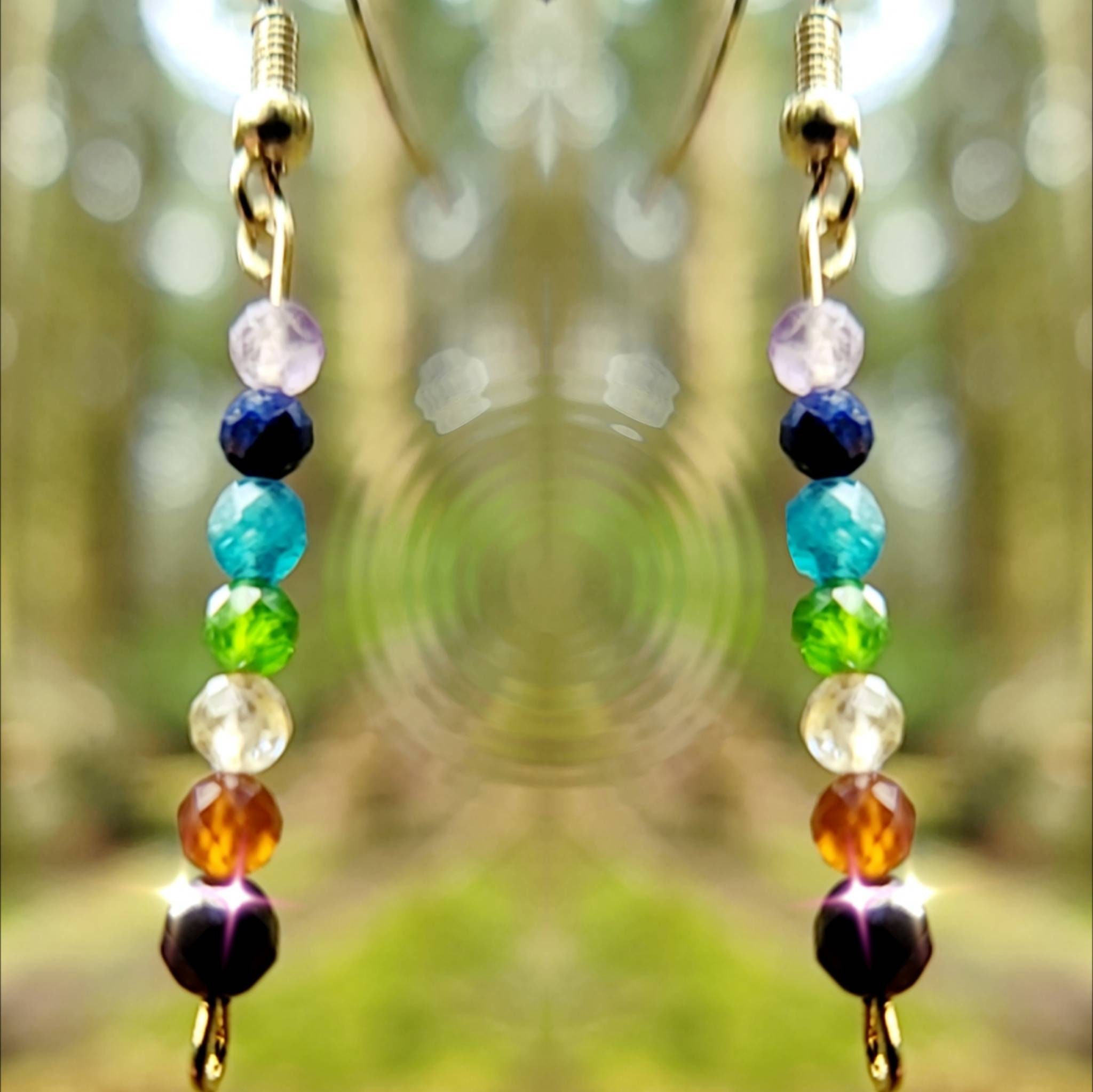 Buy 9 Pairs Multicolor Dangle Earrings Set Crystal Dangle Earrings Rainbow  Crystal Earrings for Women Valentines Day Online at desertcartINDIA