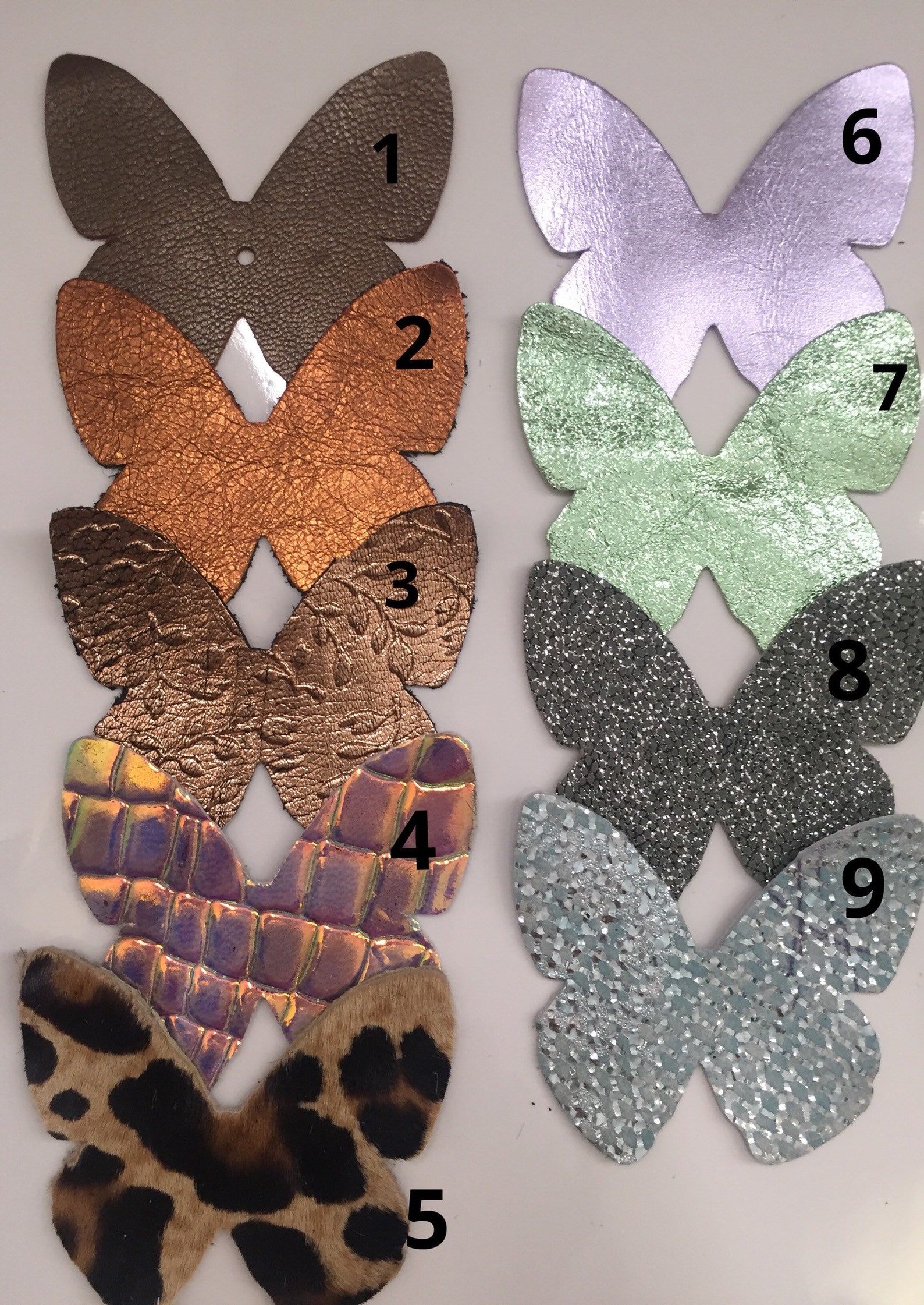 Leather Butterfly Handmade Leather Butterfly Butterfly Etsy