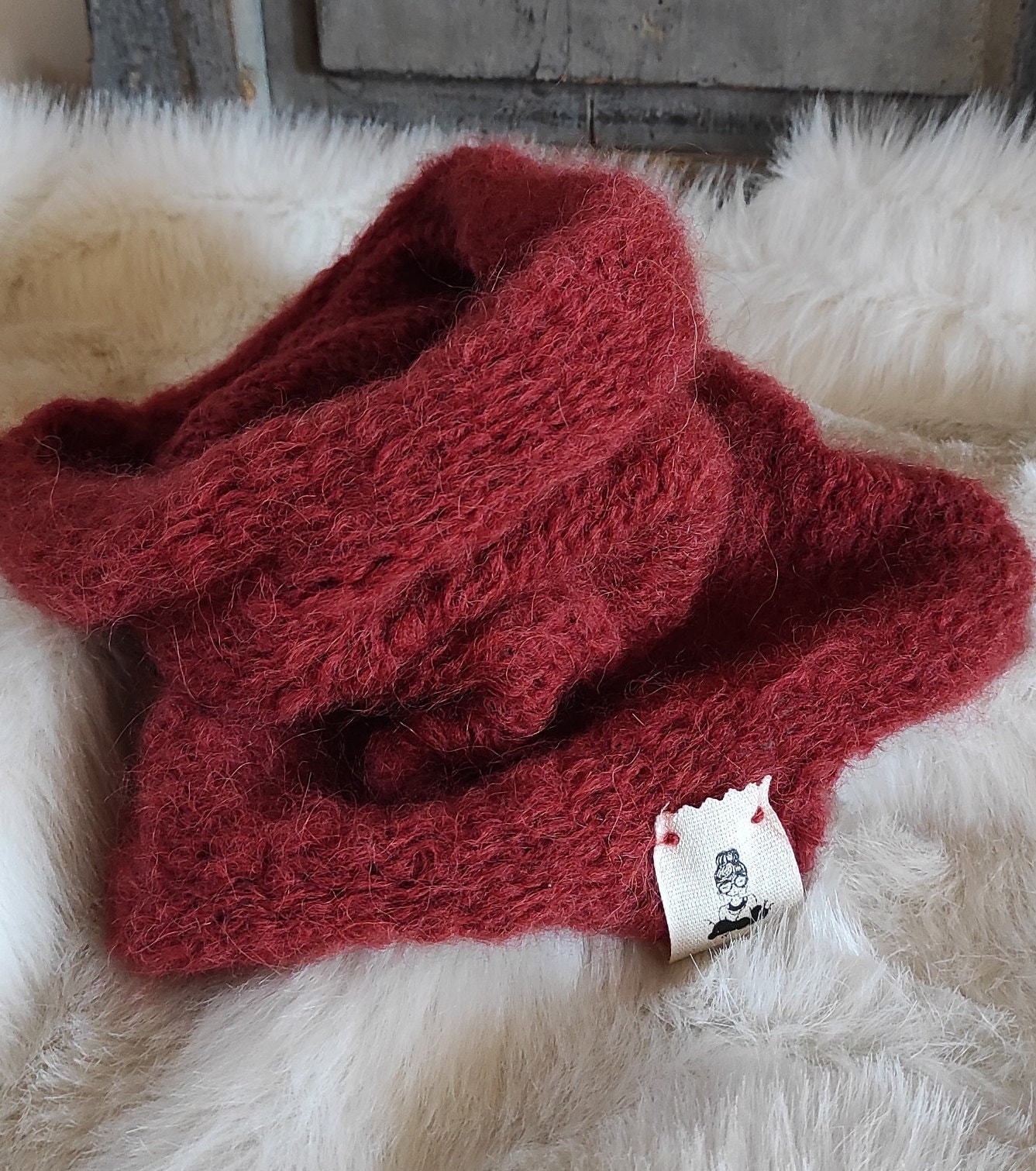 Sciarpa lana mohair Italia