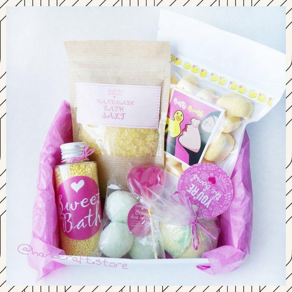 Relax Box Spa Gift Set Spa Set Bath Gift Set Bath Etsy