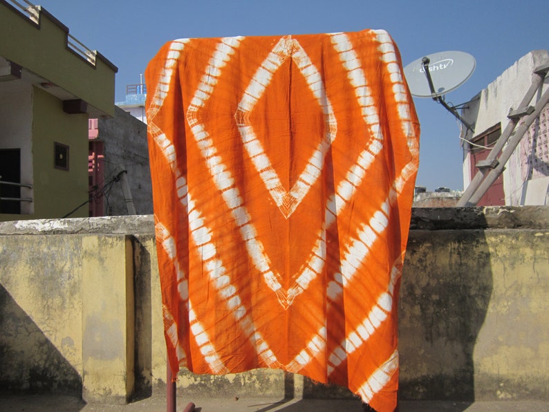 curtain shibori dyed fabric Tapestry orange shibori tie dye cotton table cloth room divider long size door curtain,long size tablecloth