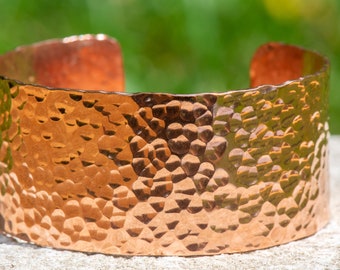 Hammered Copper Cuff Bracelet, Copper Bracelet, Textured Cuff Bracelet, Women's Cuff, Men's Cuff, Small, Medium, Large, Open Cuff Bracelet